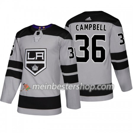 Los Angeles Kings Jack Campbell 36 Adidas 2018-2019 Alternate Trikot Authentic - Herren